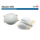 MASKER N95 ONEMED PARTICULATE RESPIRATOR BOX 20 PCS QUALITY FACE PROTECTOR 1